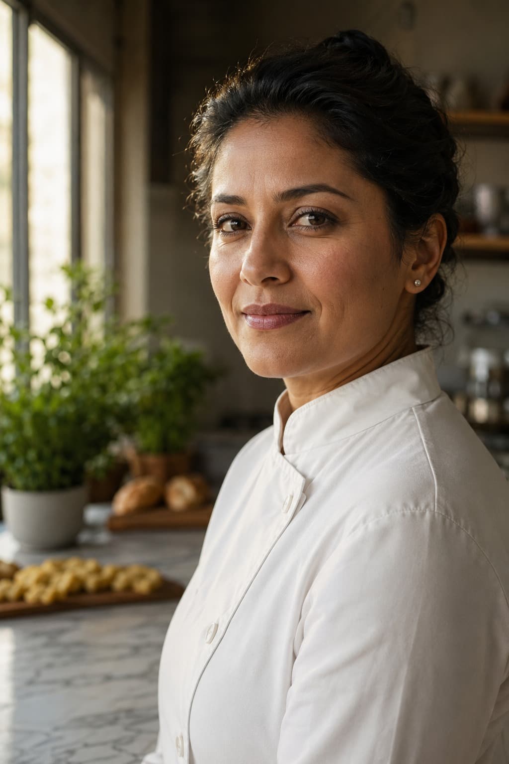 Chef Hana Nair, private jet chef covering Necochea Airport