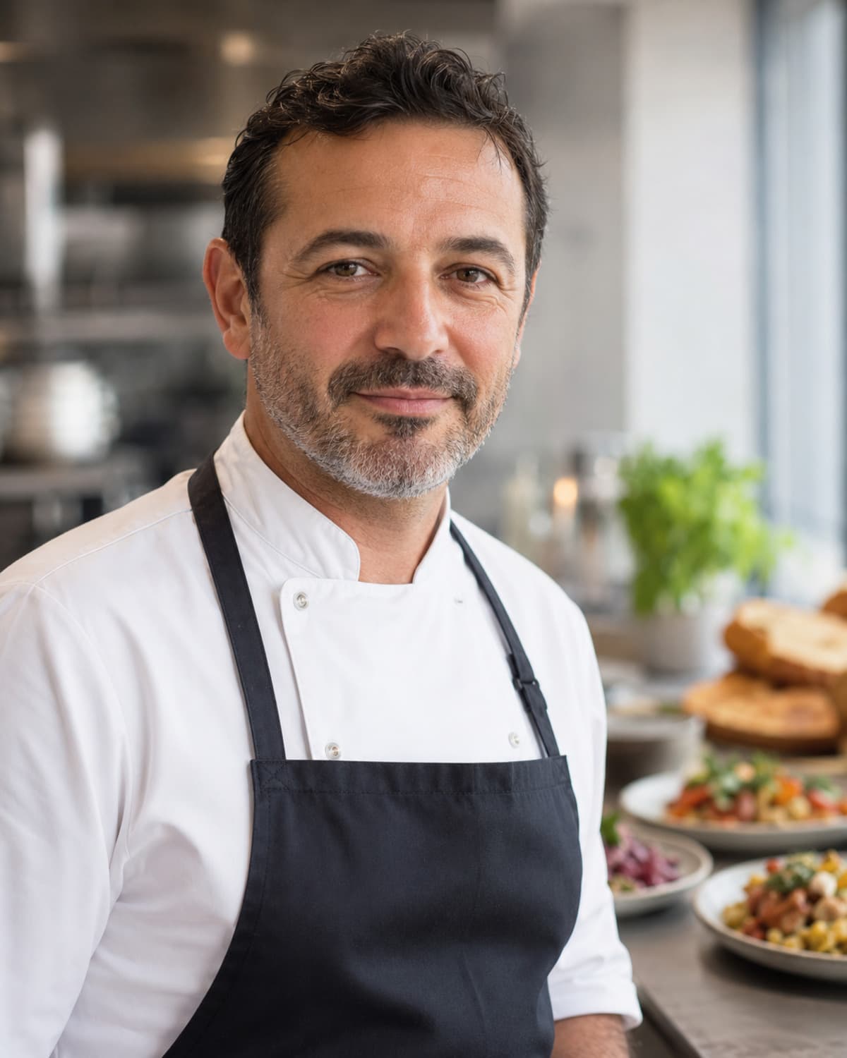 Chef Nikos Kovač, private jet chef covering Rotterdam The Hague Airport