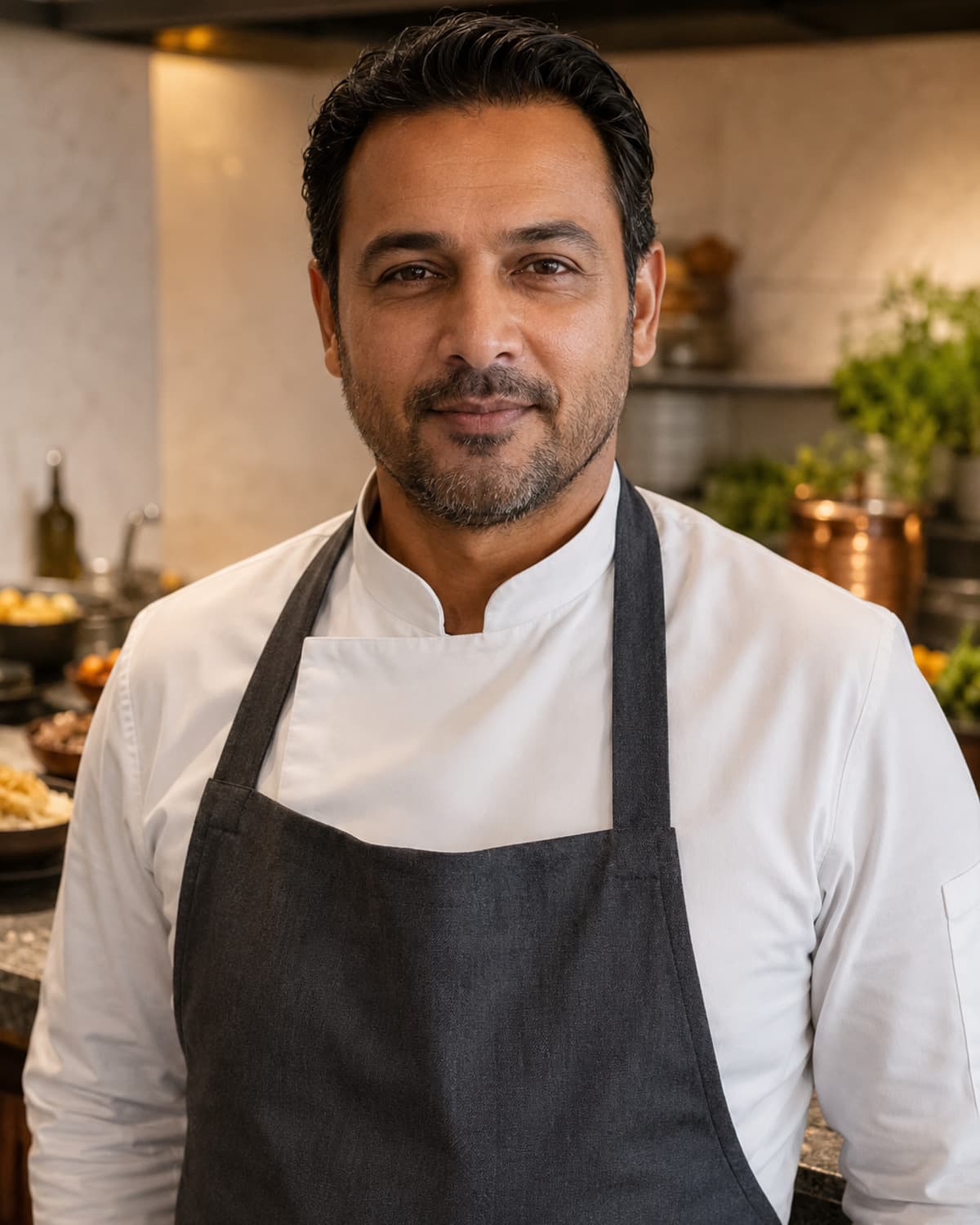 Chef Arjun Aydın, private jet chef covering Sir Bani Yas Airport