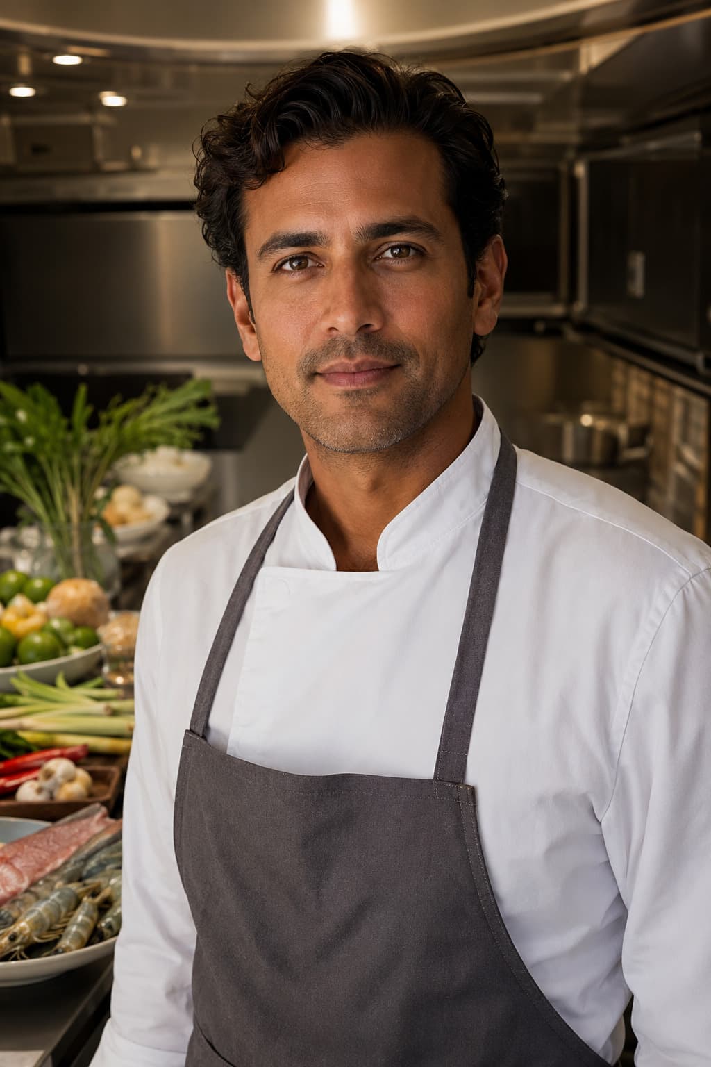 Arjun Fischer, private jet chef covering Lombok International Airport