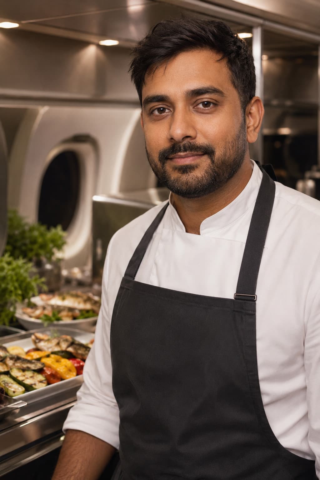 Arjun Garcia, private jet chef covering Santa Bernardina International Airport