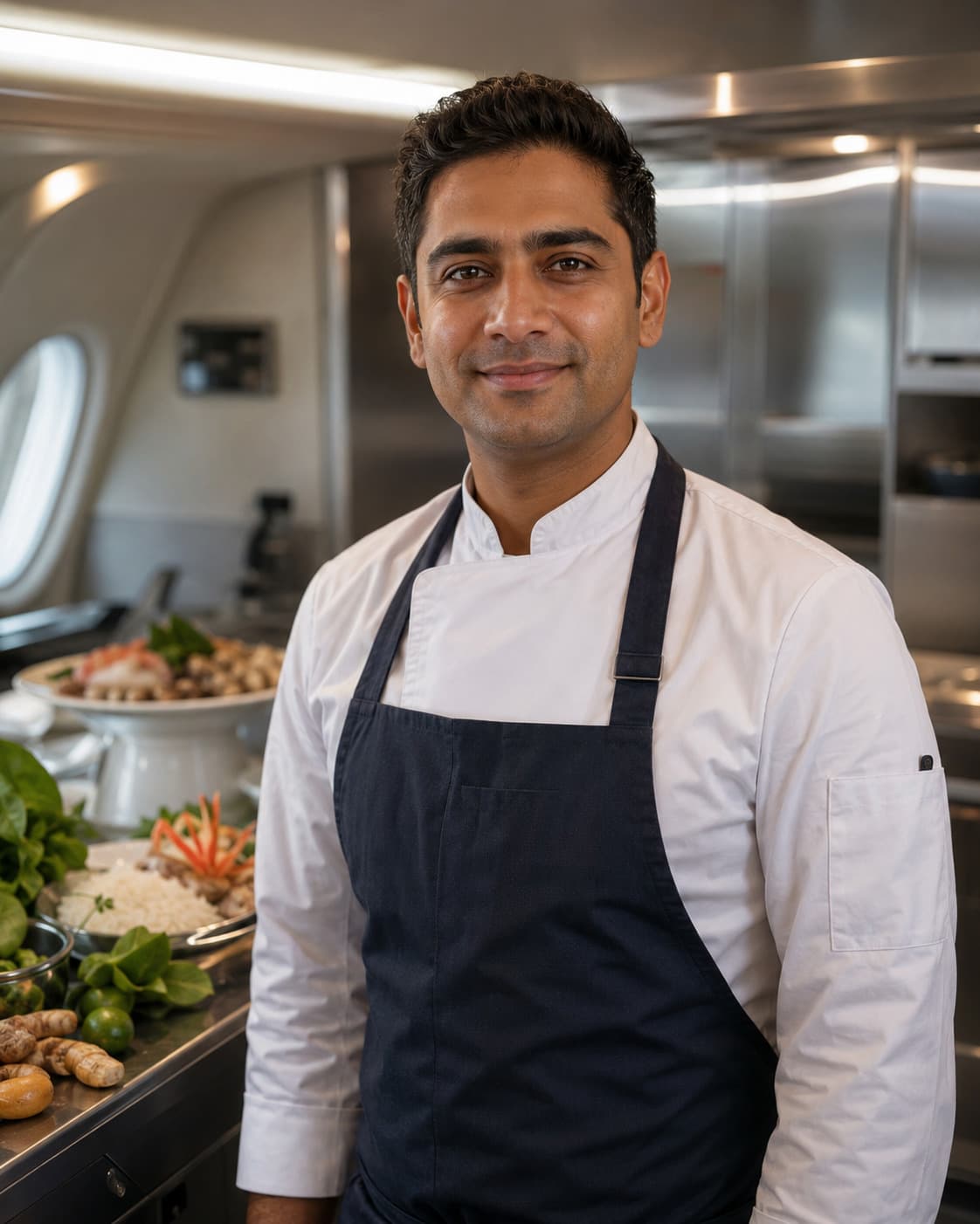 Arjun Patel, private jet chef covering Pattani Airport
