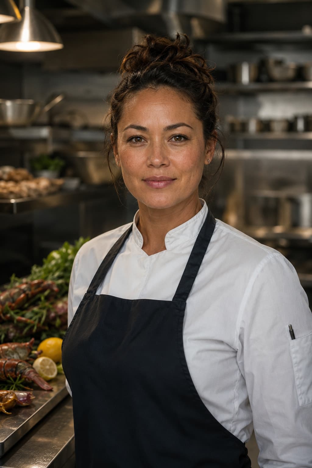 Chloe Bernard, private jet chef covering Munda Airport