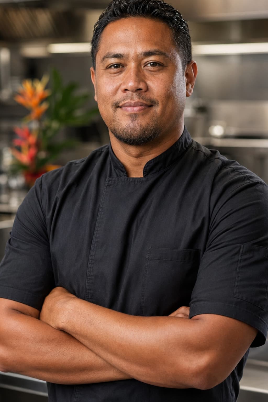Diego Bernard, private jet chef covering Canton Island Airport