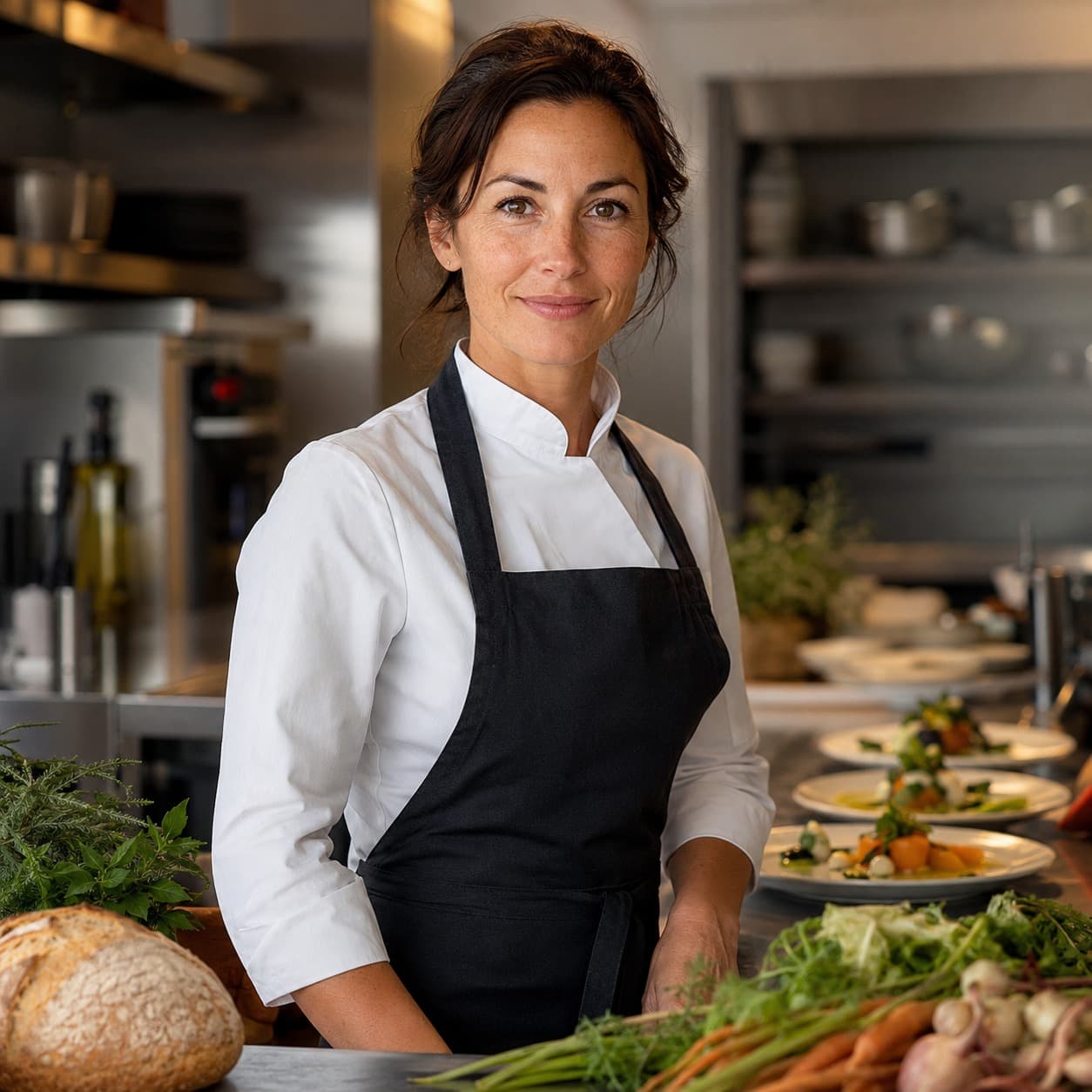 Elodie Laurent, private jet chef covering Amsterdam Airport Schiphol