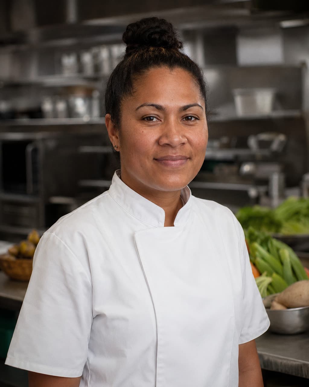 Hana Bernard, private jet chef covering Buka Airport