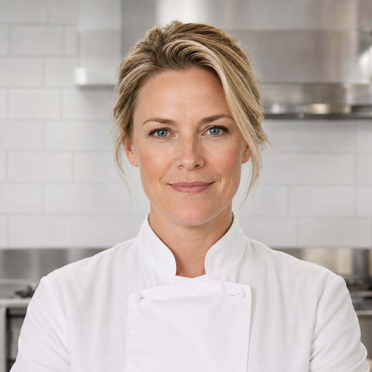 Elena Jovanovic, private jet chef covering Boboc Air Base