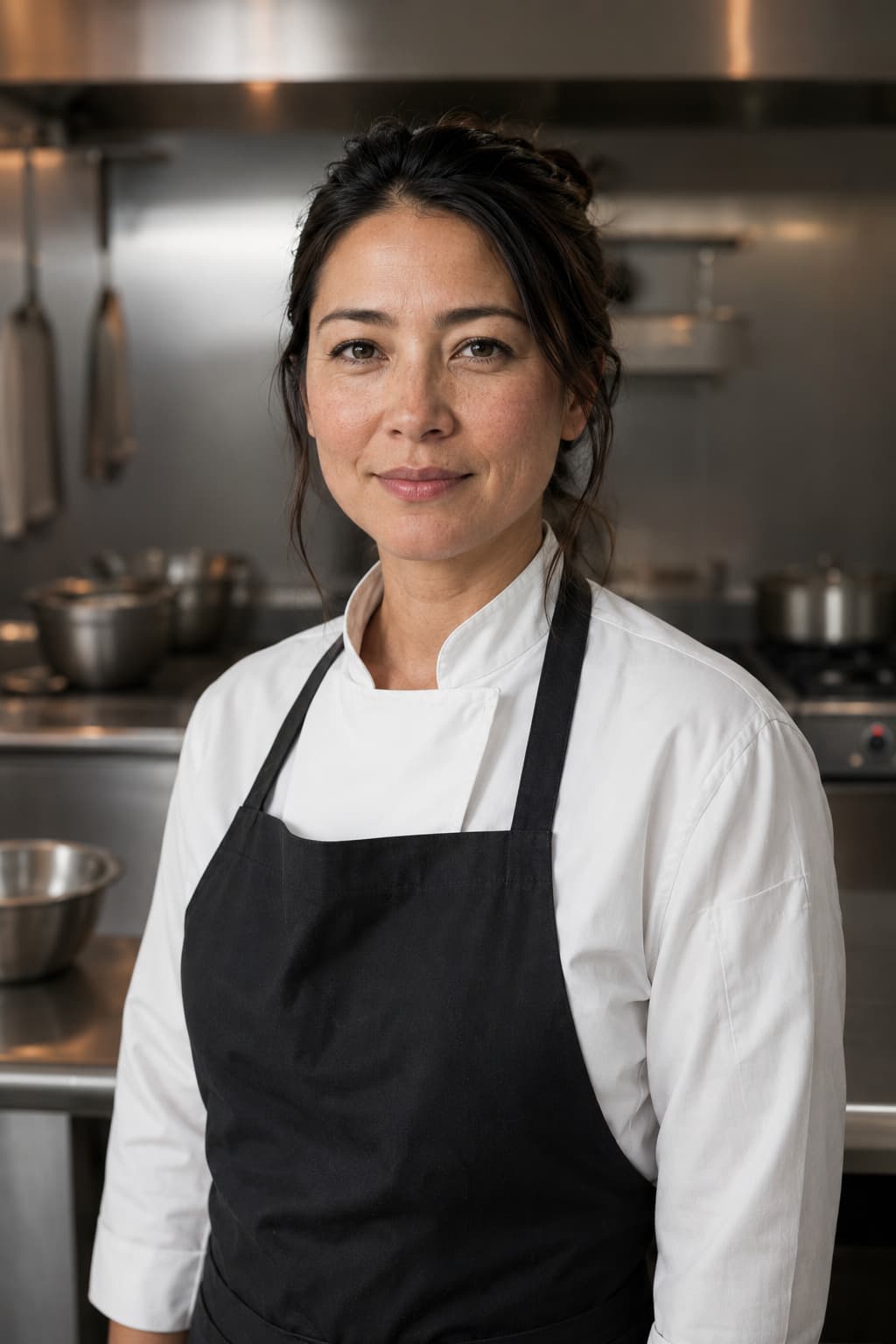 Ingrid Nakamura, private jet chef covering Suboficial Ay Santiago Germano Airport