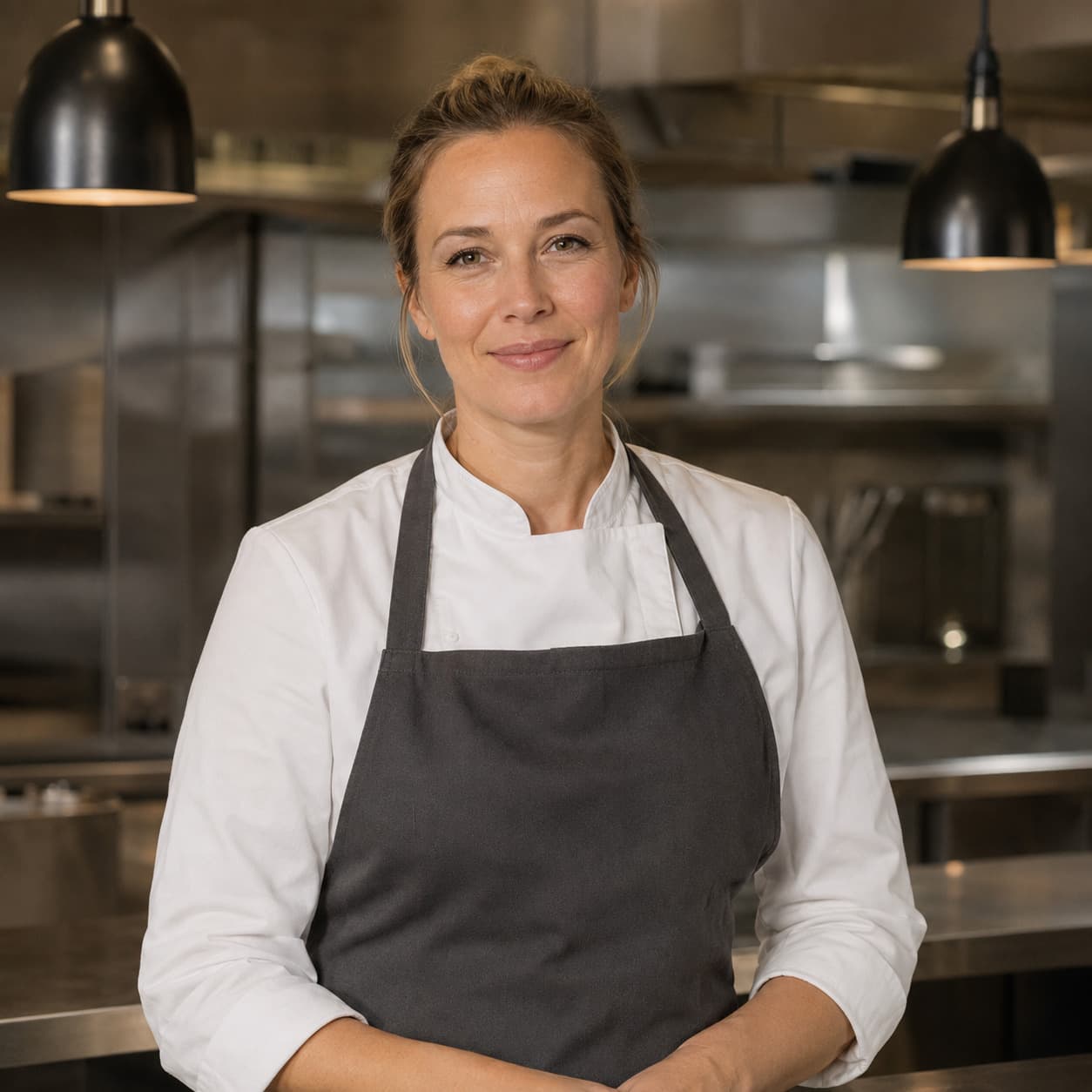 Karin Andersen, private jet chef covering Rovaniemi Airport