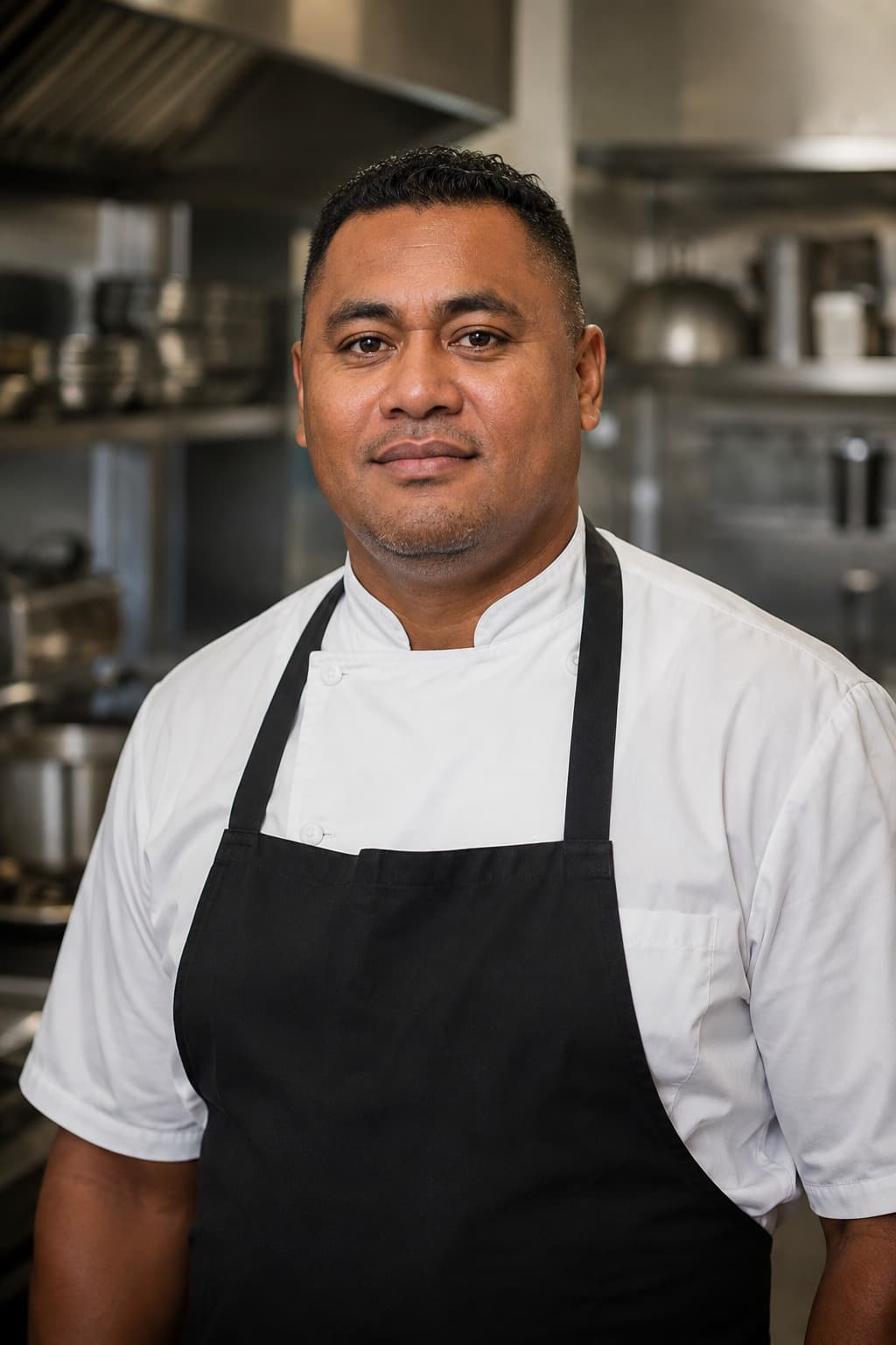 Kwame Bernard, private jet chef covering Niue International Airport