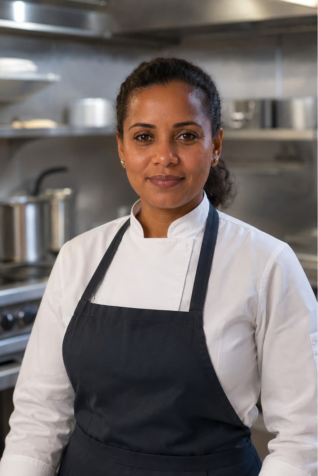 Lucia Costa, private jet chef covering Nouadhibou International Airport