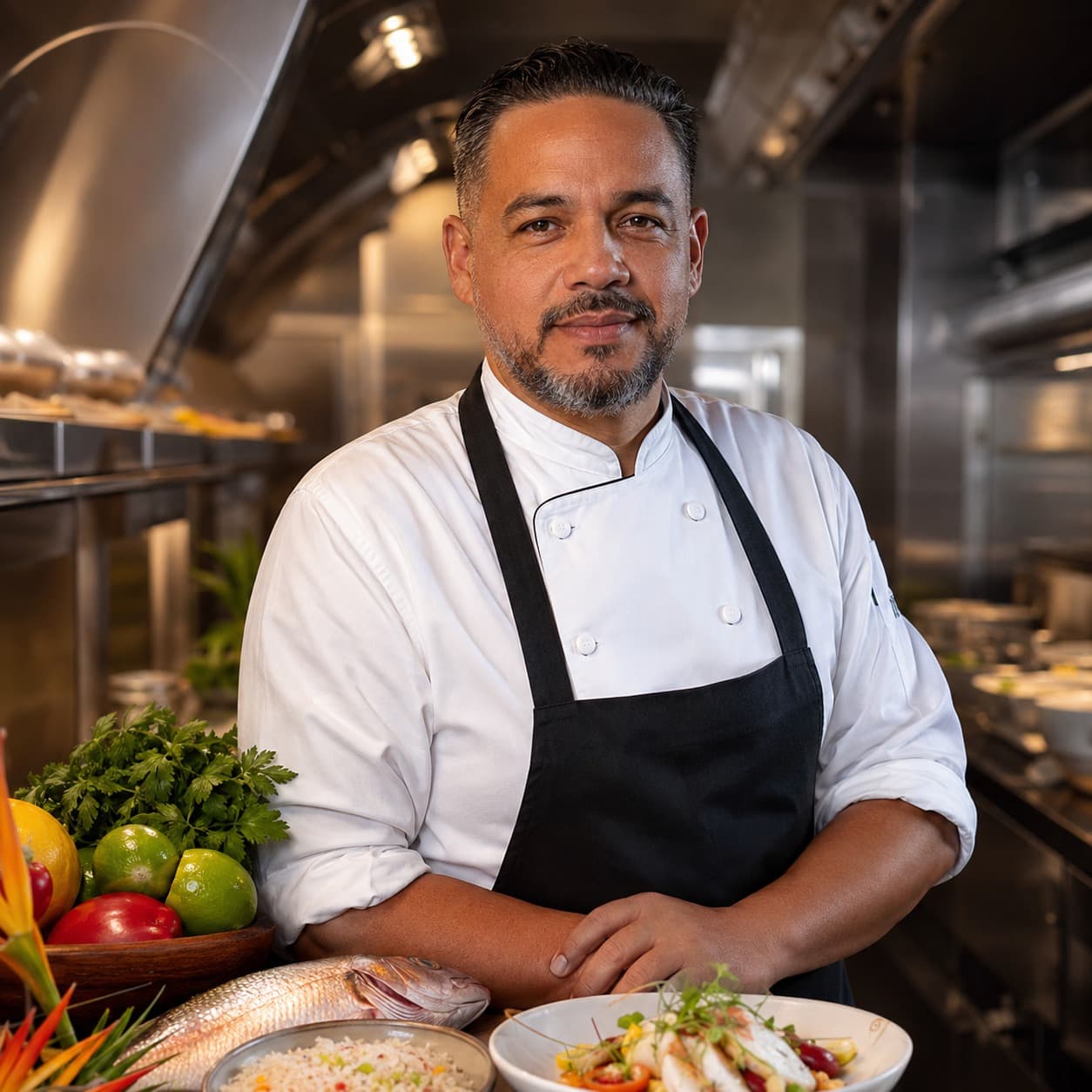 Marco Garcia, private jet chef covering General Manuel Carlos Piar International Airport