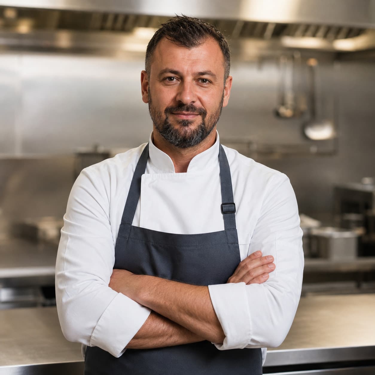 Milan Jovanovic, private jet chef covering Sarajevo International Airport