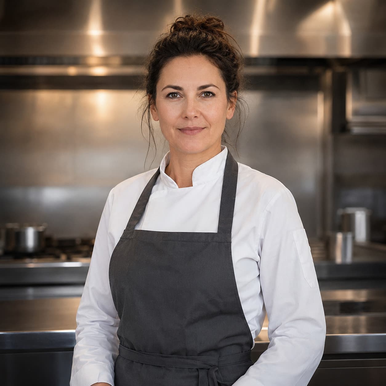 Natalia Volkov, private jet chef covering Tomsk Kamov Airport