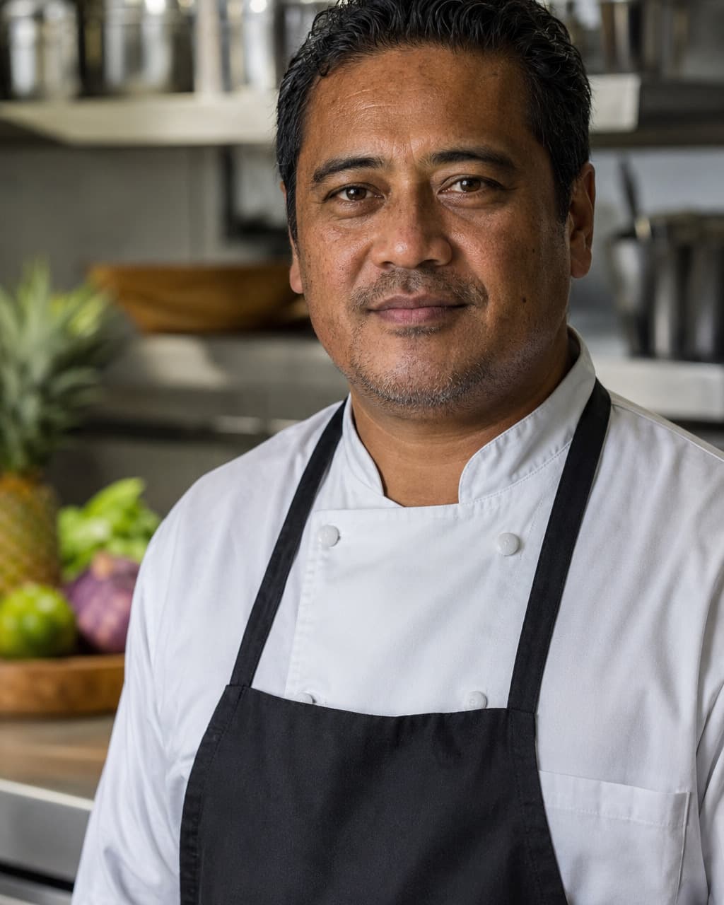 Omar Bernard, private jet chef covering Fakarava Airport