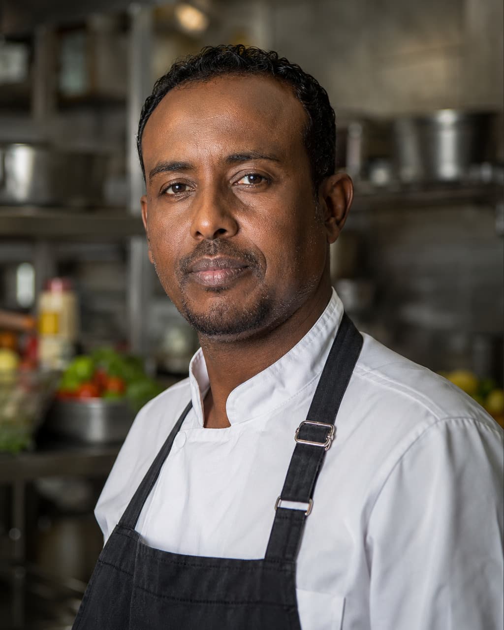 Omar Costa, private jet chef covering Garowe Airport