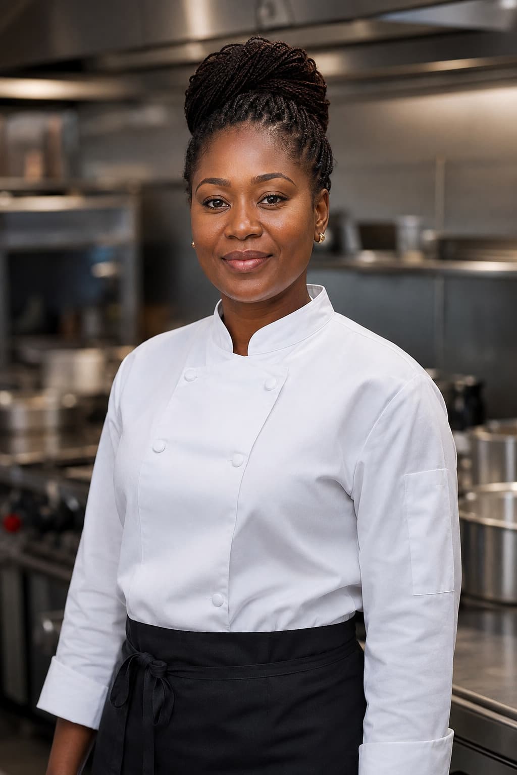 Sara Haddad, private jet chef covering Berbérati Airport