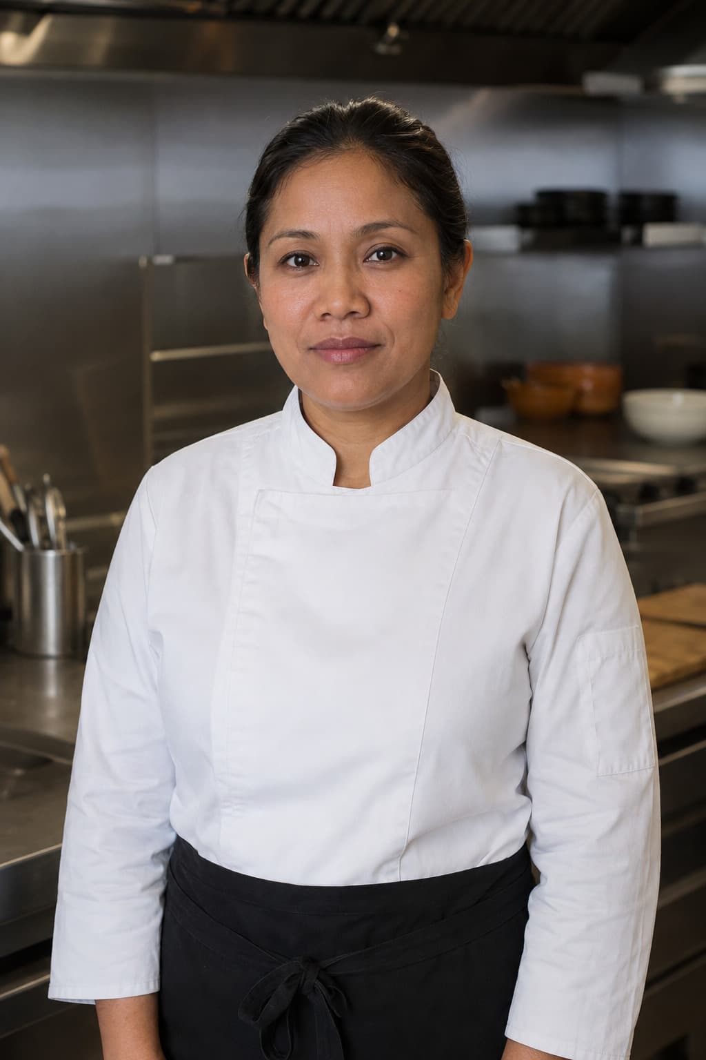 Sena Fischer, private jet chef covering Brunei International Airport
