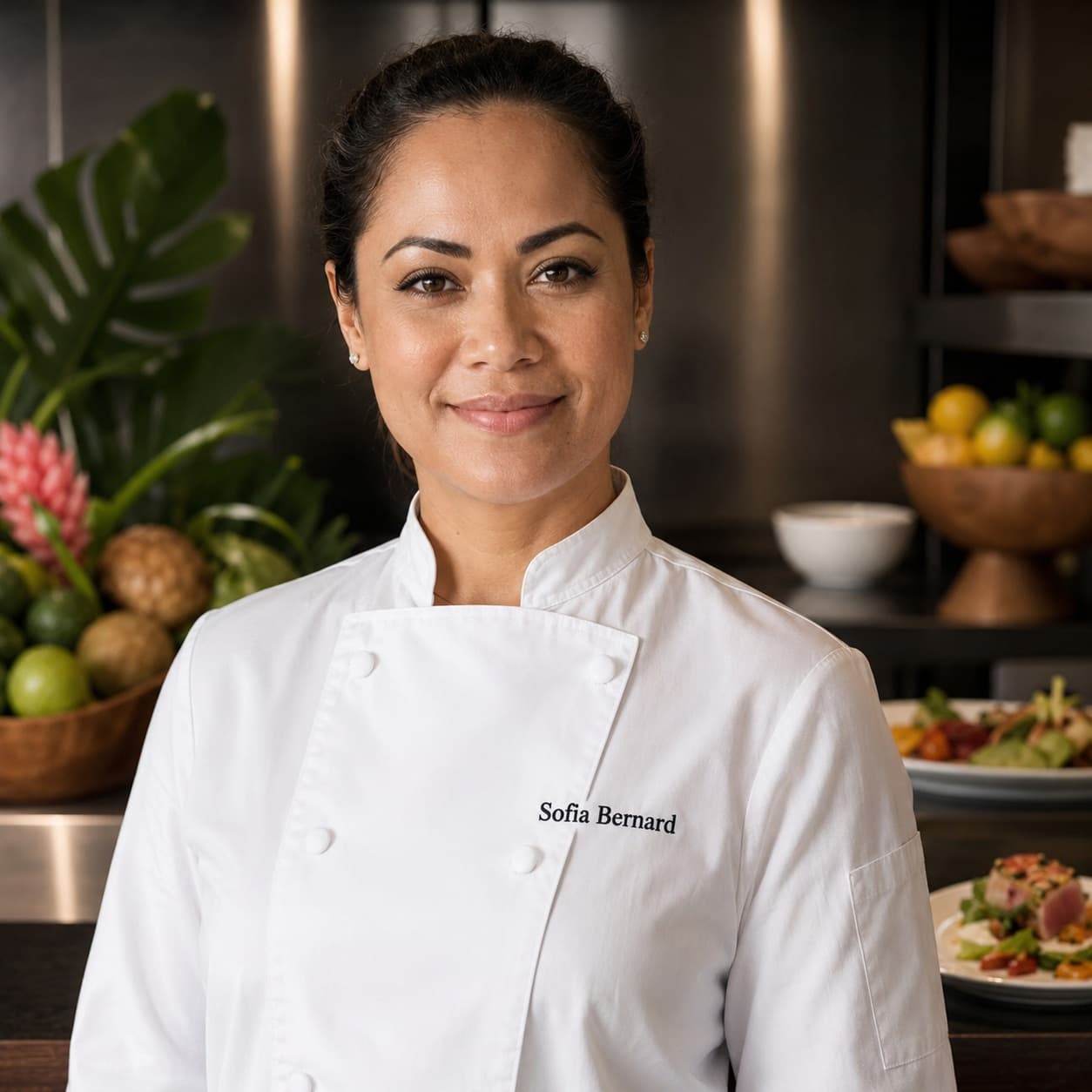 Sofia Bernard, private jet chef covering Faleolo International Airport