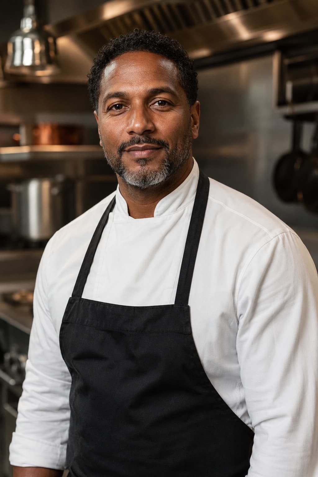 Tariq Laurent, private jet chef covering Page Field