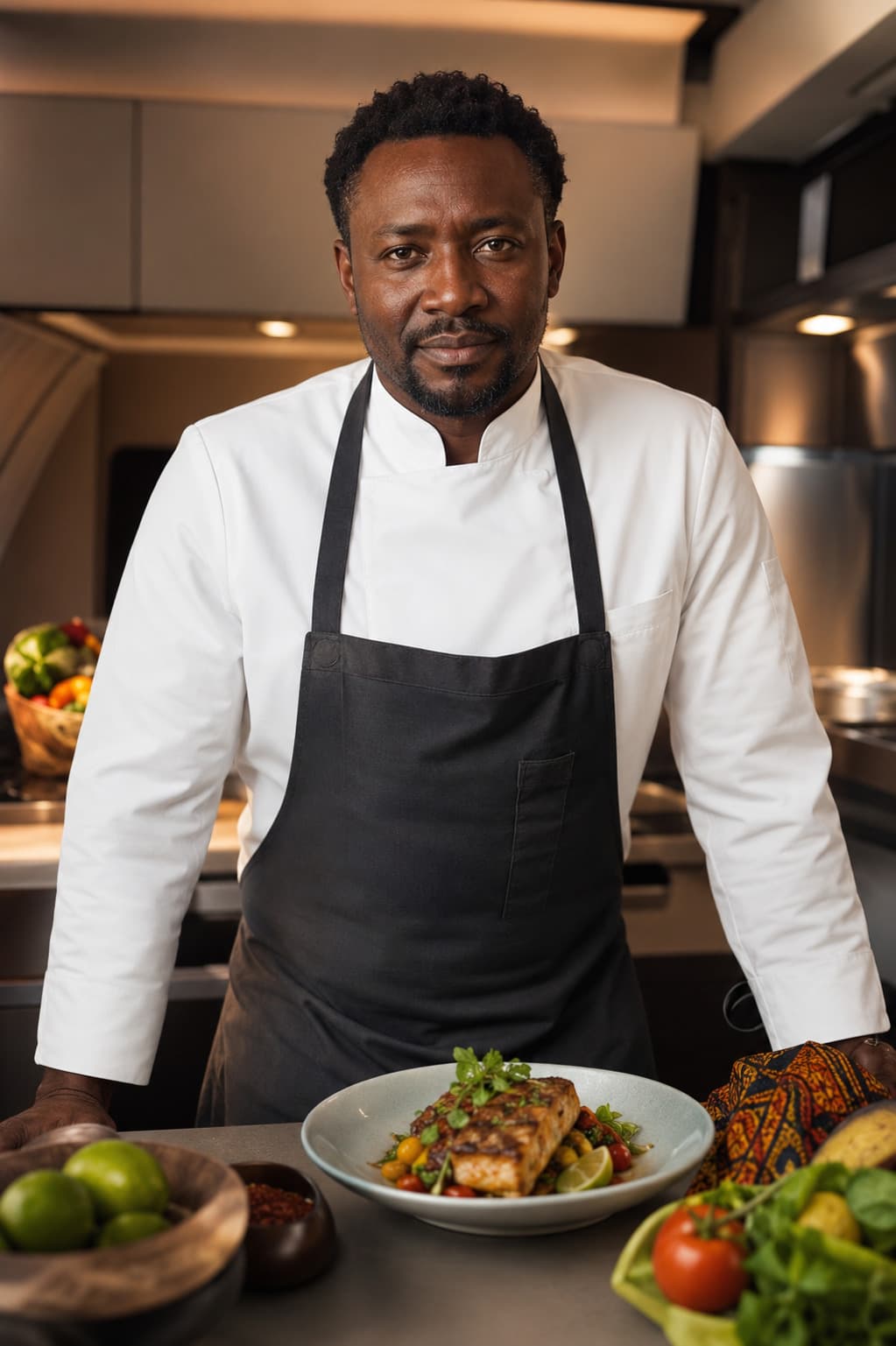 Theo Costa, private jet chef covering Bakel Airport