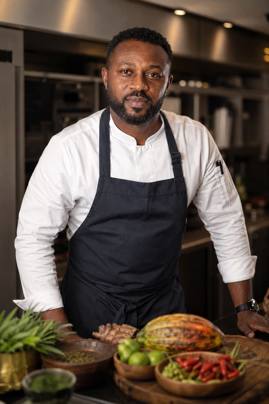 Theo Haddad, private jet chef covering Sunyani Airport