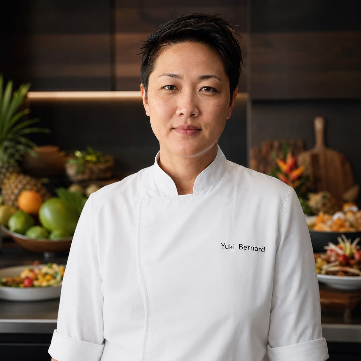 Yuki Bernard, private jet chef covering Gaua Island Airport