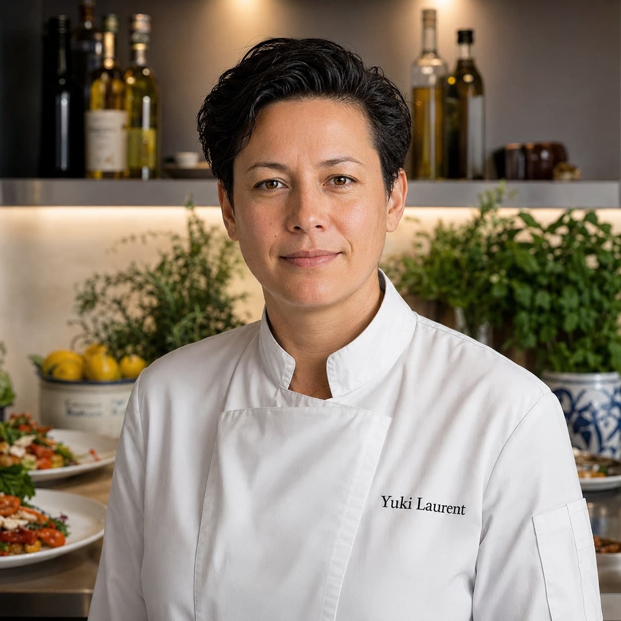 Yuki Laurent, private jet chef covering Marseille Provence Airport