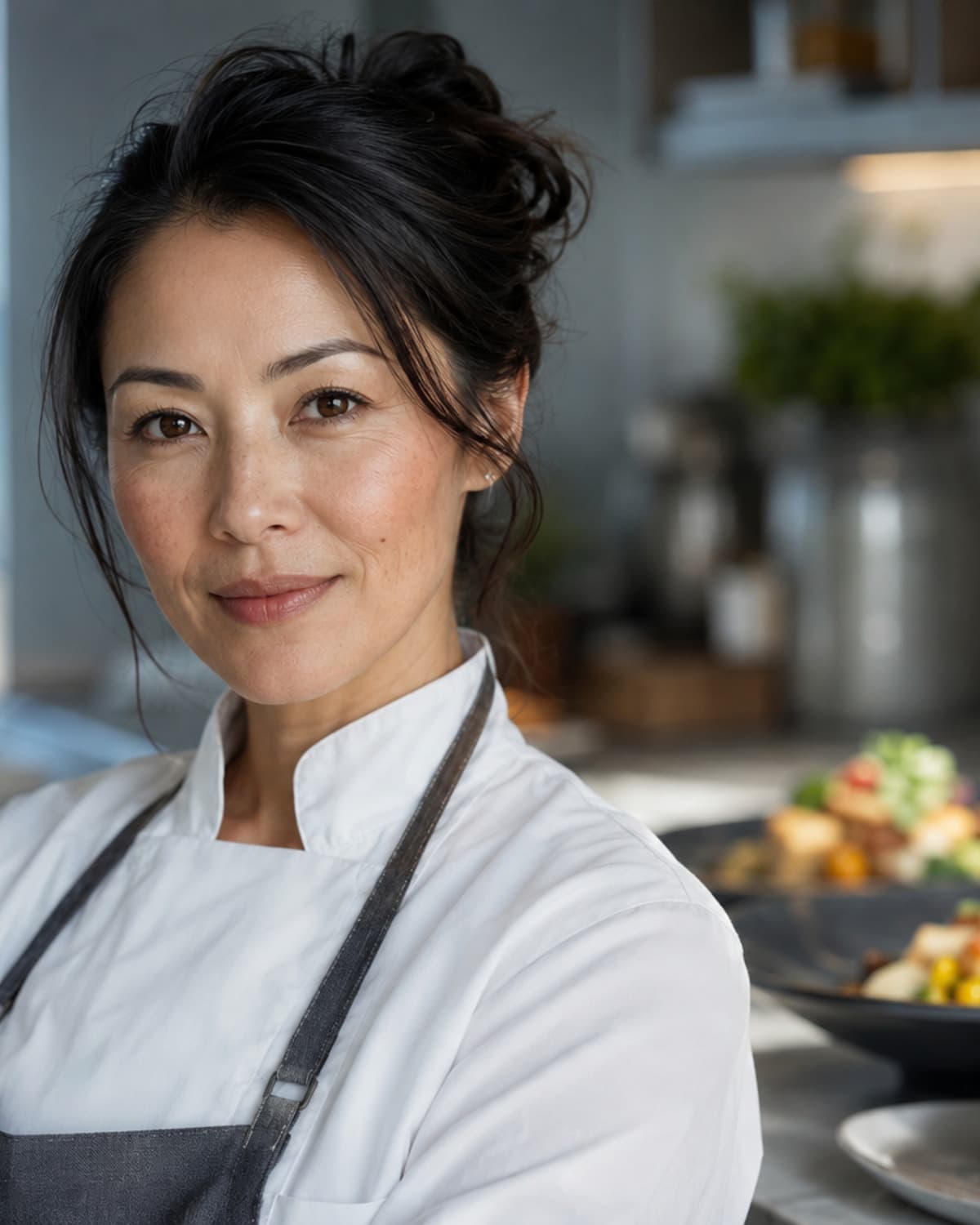 Chef Mei Watanabe, private jet chef covering Aggeneys Airport