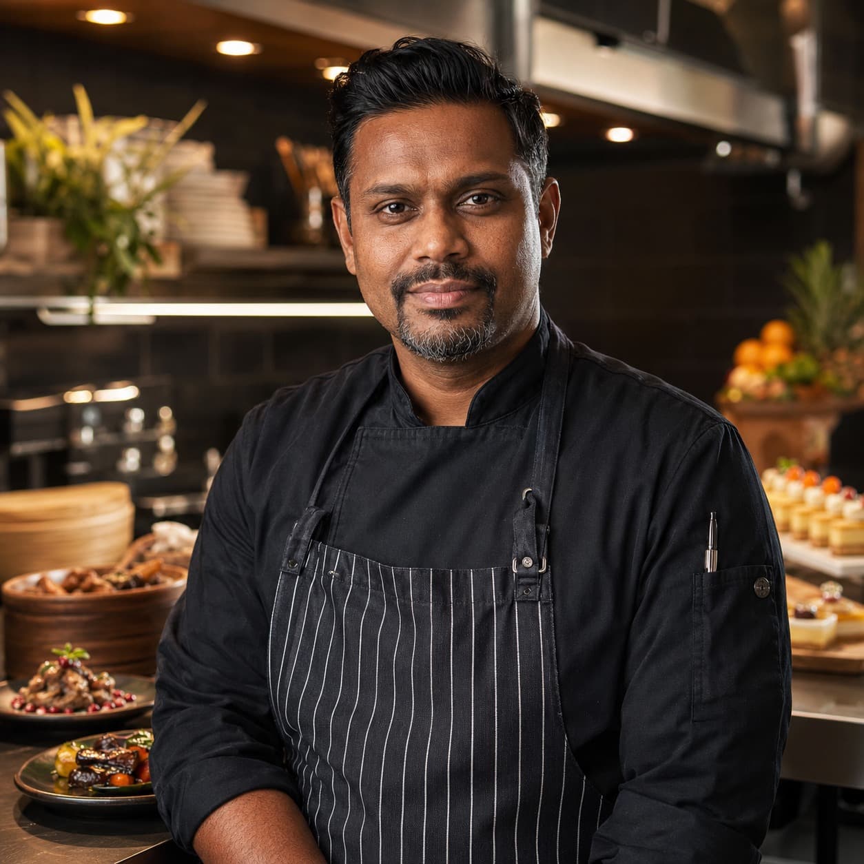 Chef Nikhil Okafor, private jet chef covering Swartkop Air Force Base