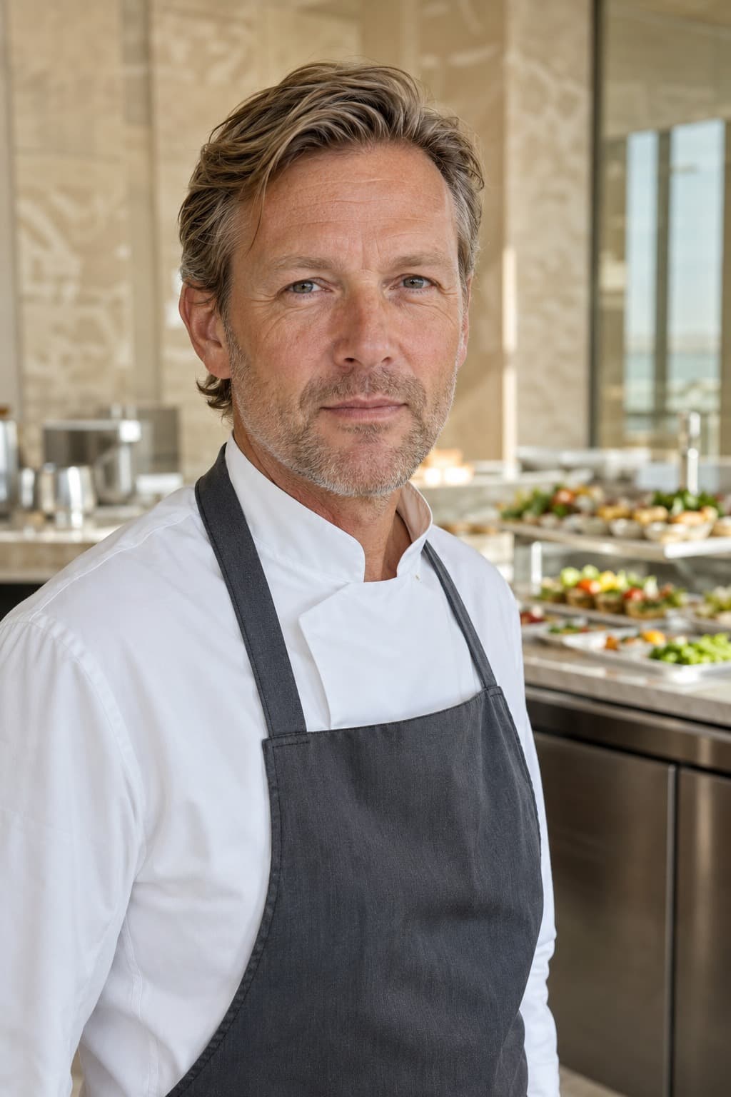Chef Matteo Lindqvist, private jet chef covering Prince Sultan Air Base