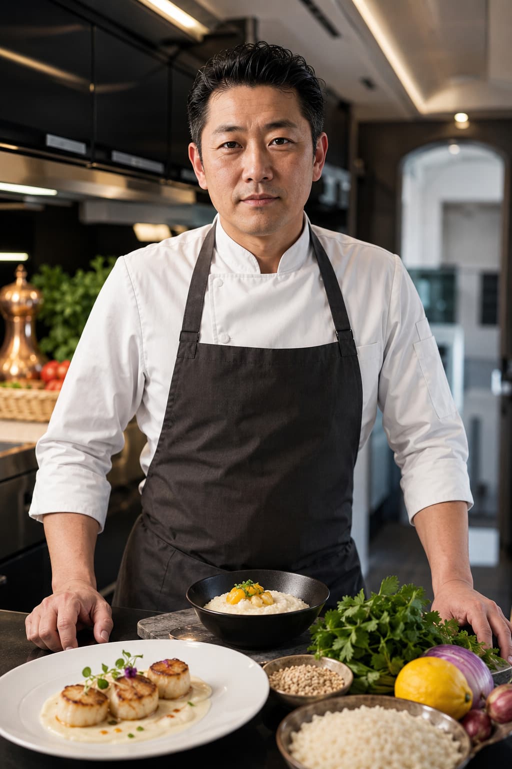 Chef Kenji Tanaka, private jet chef covering Bandırma Airport