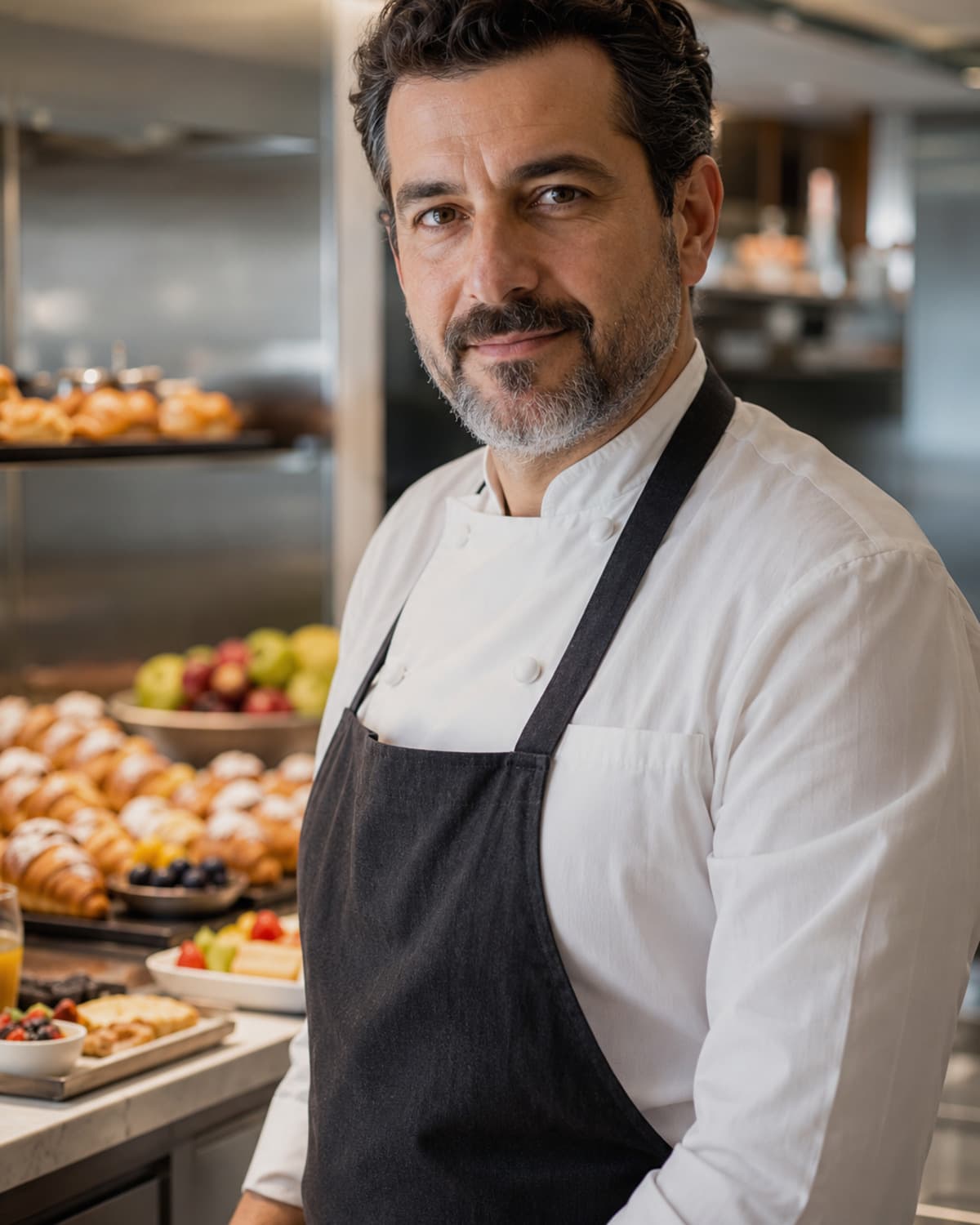Chef Arash Papadopoulos, private jet chef covering Beijing Capital International Airport