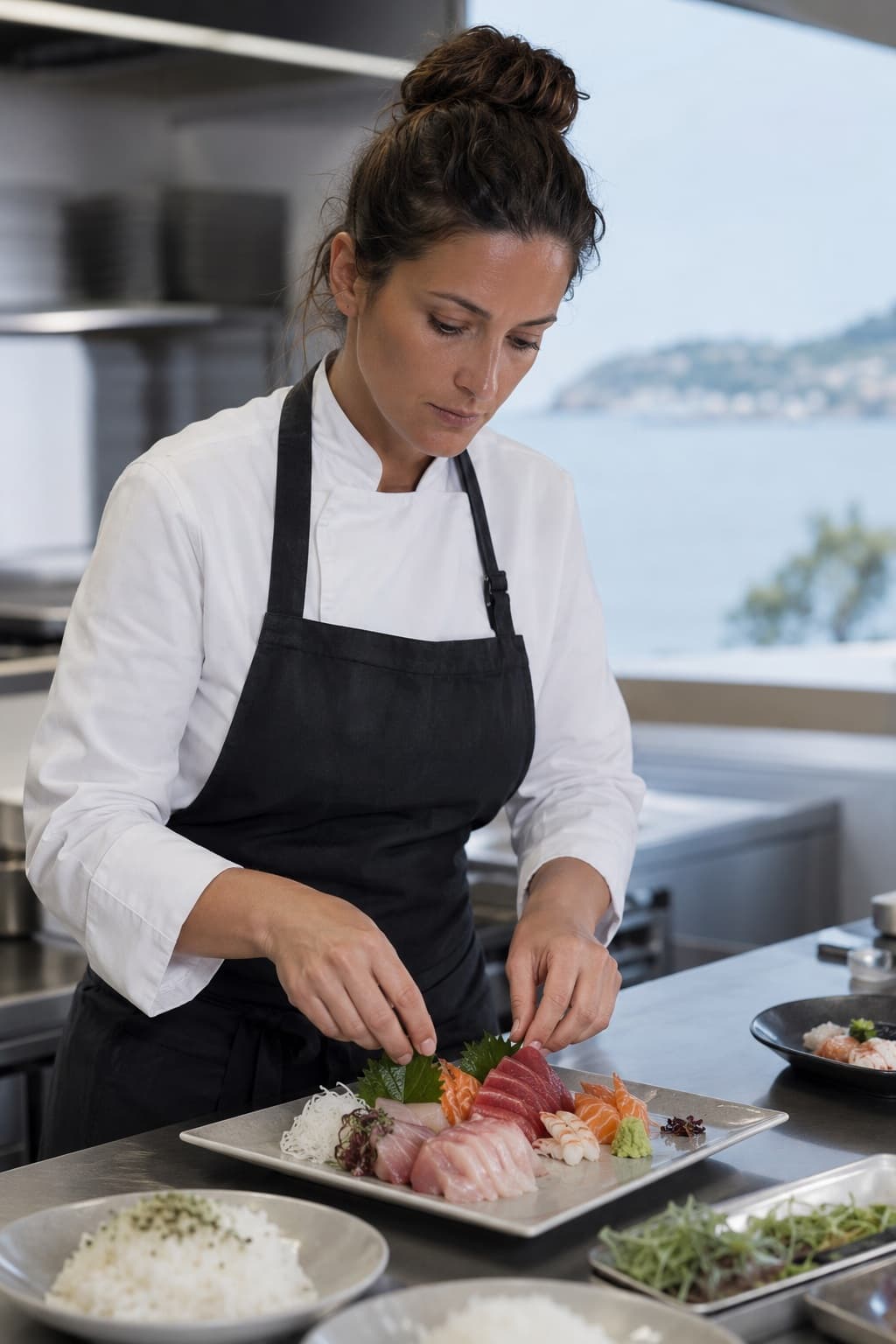 Chef Layla Georgiou, private jet chef covering Ljubljana Jože Pučnik Airport