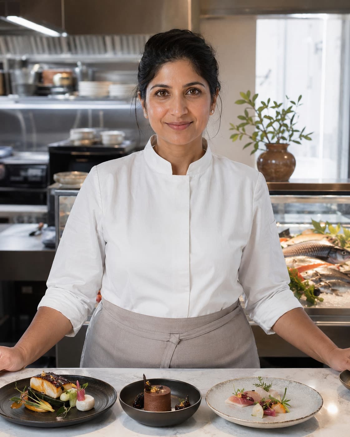 Chef Ava Kapoor, private jet chef covering Macau International Airport