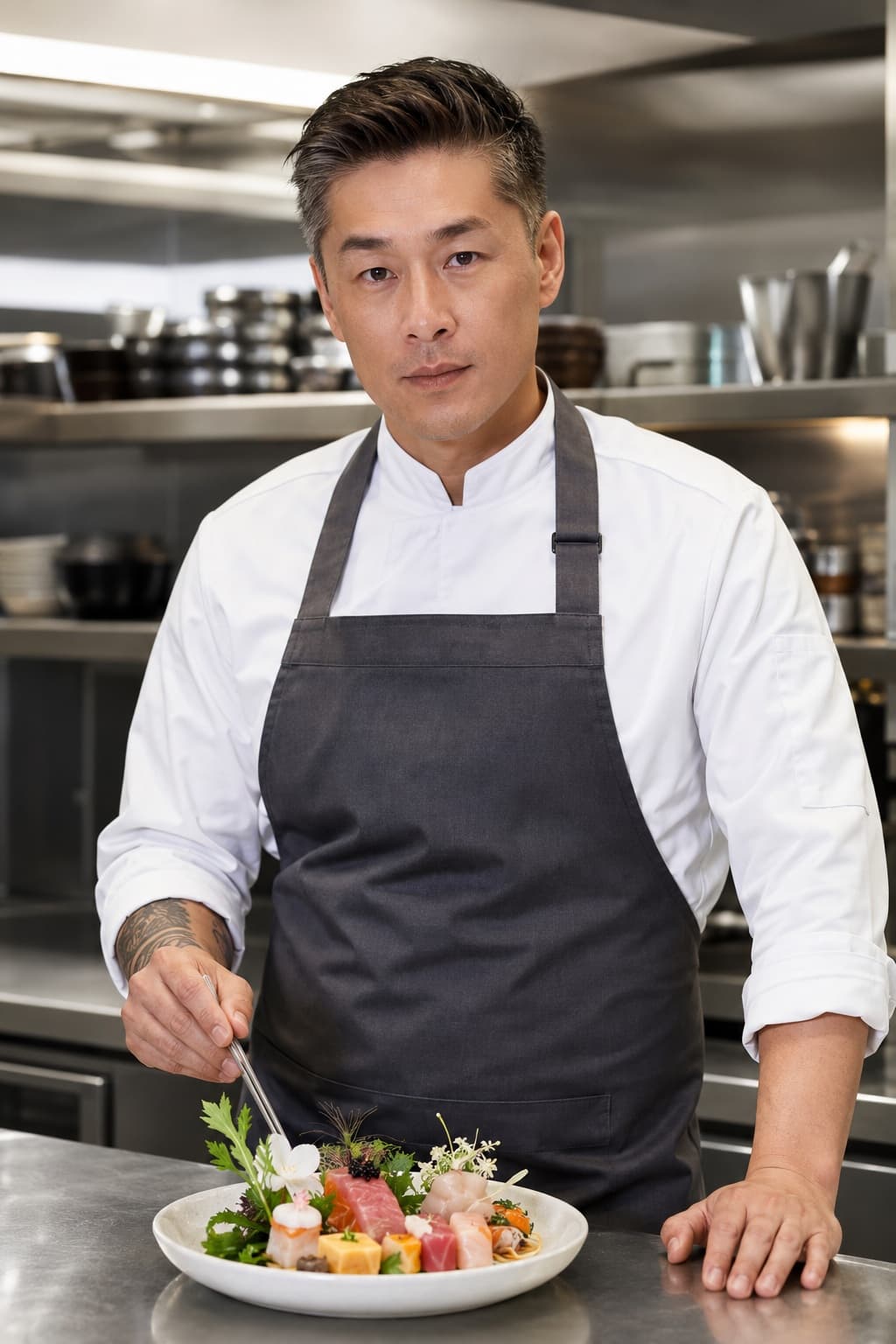 Chef Sven He, private jet chef covering Charles M. Schulz Sonoma County Airport