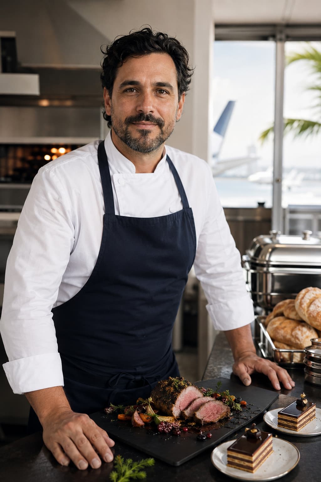 Chef Fabien Martínez, private jet chef covering Augusta Regional At Bush Field