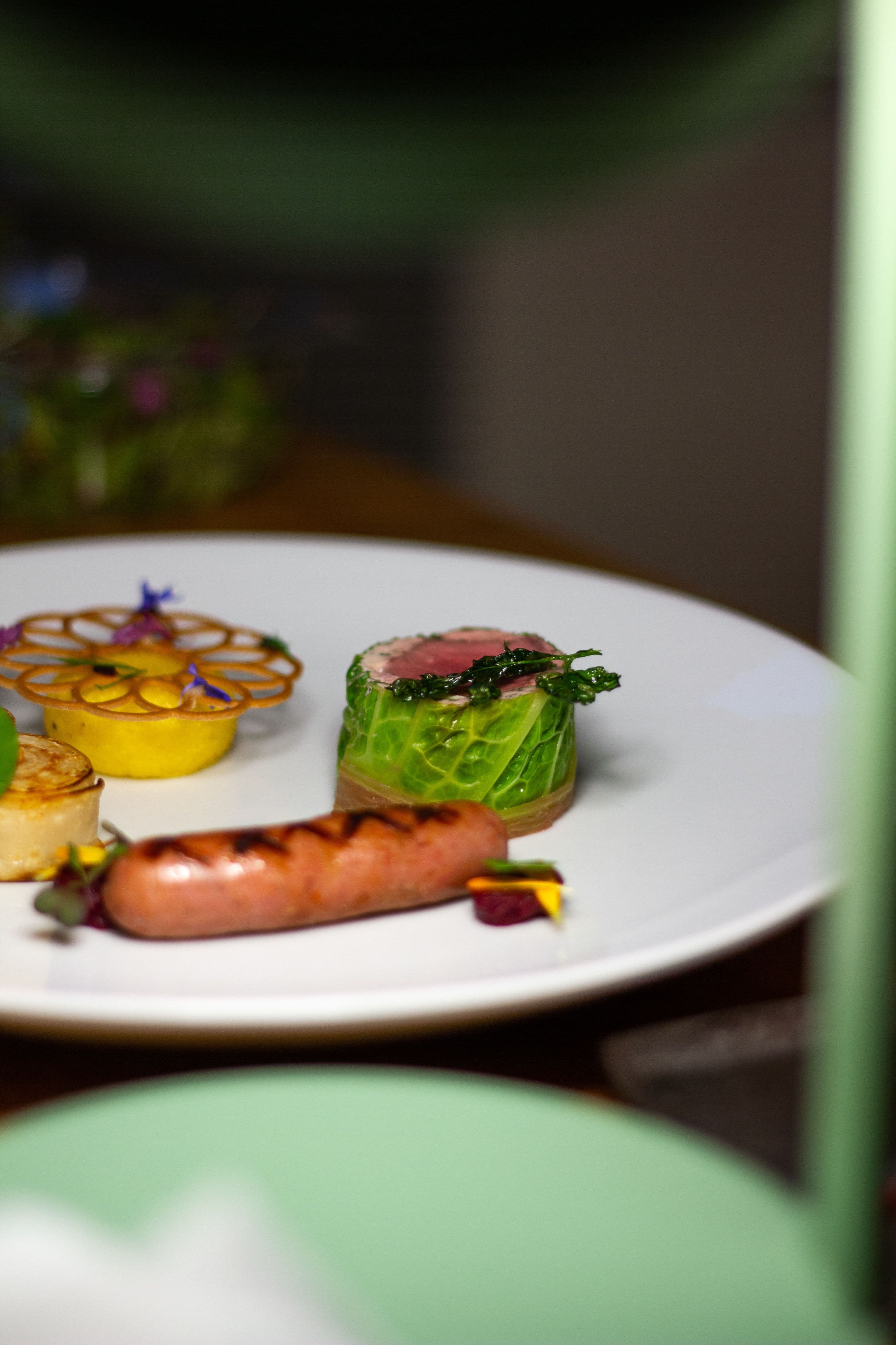 Seasonal produce sourced near Plaine Magnien